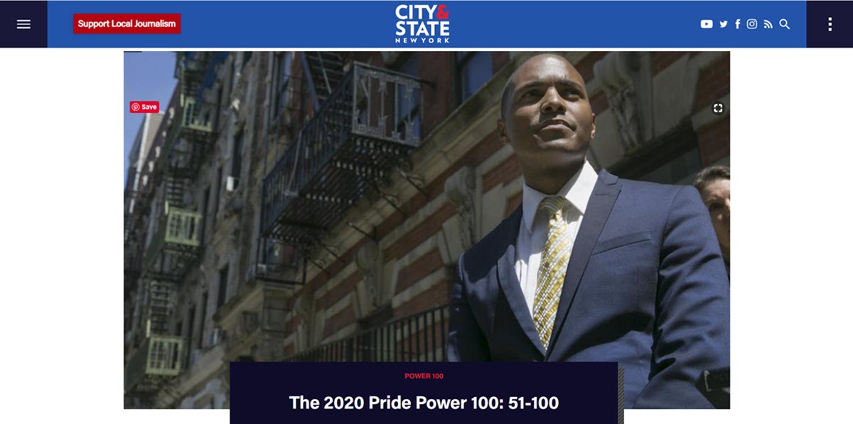 City & State New York: Sharon Kleinbaum Appears on the 2020 Pride Power 100 List