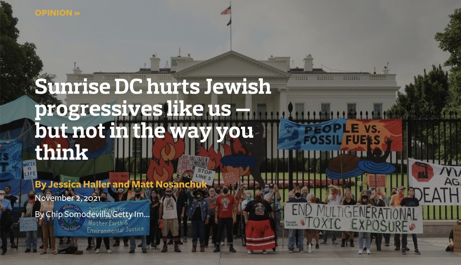 The Forward: Matt Nosanchuk and Jessica Haller Opinion Piece on Zionism